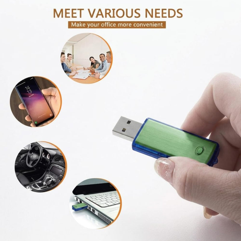 Maizic Smarthome USB Voice Recorder 8GB, Digital Audio Recording Pen Drive with Clear HD Sound, Portable Mini Audio Recorder for Meetings, Lectures, Interviews, Office & Personal Use
