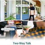 Maizic Smarthome Orbit 360° Dual Pack | 3MP Wi-Fi Bulb CCTV Camera with Motion Tracking, Color Night Vision, Two-Way Audio | Compatible with B22 & E27 Holders (Pack of 2)