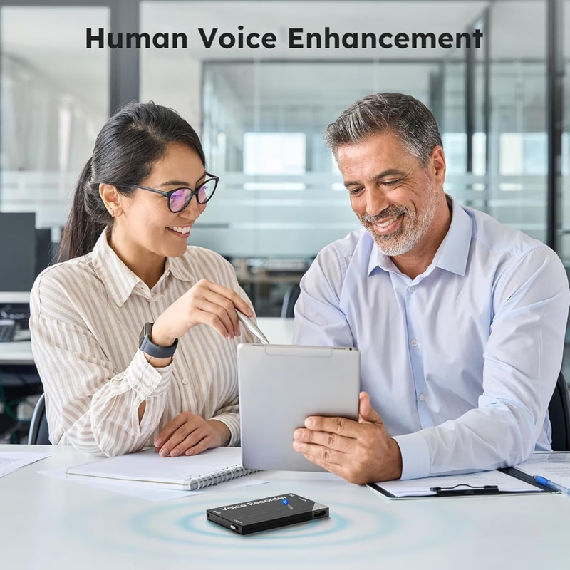 Maizic Smarthome Voice Note 6 64GB Digital Voice Recorder with AI Noise Reduction, Up to 750 Hours Recording, MP3 Playback, Portable Audio Recorder & Dictaphone for Meetings, Lectures, Interviews