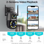 Maizic Smarthome Falcon 8MP Dual Lens PTZ WiFi Camera – 36X Optical Zoom, Outdoor CCTV, 180m Day/100m Night View, Color Night Vision, 2-Way Audio, ISCEE App