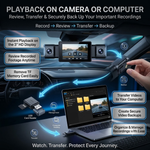 Maizic Smarthome DriveCam Pro 4-Channel Dash Camera | 360° Quad Camera Recording | Front, Left, Right & Rear Coverage | Night Vision | G-Sensor | 3