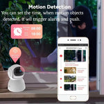 Maizic Smarthome 360° Coverage 3 MP Smart CCTV Security WiFi Camera for Home, Two Way Talk, Night Vision, Motion Detection, Cloud & SD Card Recording, AI Human Detection