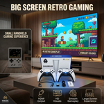 Maizic Smarthomes M15 Retro Game Console Stick | 24,000+ Built-in Games | 4K HDMI TV Gaming Console | 128GB TF Card | Dual 2.4G Wireless Controllers | Plug & Play | Multiplayer Classic Arcade Gaming System