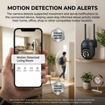 1. Maizic Smarthome Mini Fox Black 5MP Full HD 360° Smart Wi-Fi Indoor Security Camera with AI Person Detection, Motion Alerts, Two-Way Talk and Colour Night Vision