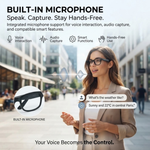 Maizic  Smarthome AI G1MAX Smart Glasses with 8MP Camera – AI Vision, Multilingual Translation, Wi-Fi, HD Video Recording, Built-in Mic & Photochromic Lenses