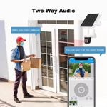 Ultracam 4MP 2K WiFi Solar Security Camera with Nvr Compatible, IP66 Waterproof