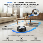 Maizic Smarthome SweepX 1 Robot Vacuum Cleaner for Home, 2-in-1 Automatic Sweeping, Vacuuming & Powerful Suction, Water Spray Function, Compact Floor Cleaning Robot for Tiles & Marble