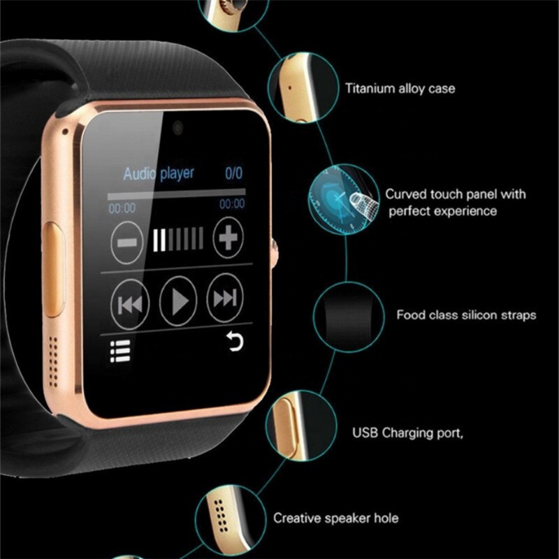 Musk Pro Smartwatch - Fashionable GSM/GPRS Smartwatch for iPhone and Android