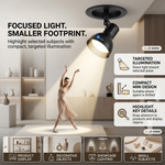 Maizic Smarthome Adjustable LED Recessed Spotlight, Flexible Mini Photography Light for Studio, Video Recording, Product Shoots & Display Lighting
