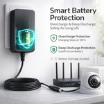 Maizic Smarthome Mini UPS Power Backup Adapter for WiFi Router, CCTV Camera & Modem | 12V 2A Output | Up to 6 Hours Backup During Power Cuts | Overcharge & Deep Discharge Protection