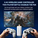 Maizic Smarthomes M22 Game Stick | 64GB Retro Gaming Console | 30,000+ Games | Built-in 52 Emulators | Wireless HD Controller | Classic Edition with Tekken, Mario, Road Fighter, GTA VCity, God of War