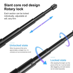 Maizic Smarthome Motorcycle & Bicycle Handlebar Camera Mount with Telescopic Selfie Stick, Adjustable Clamp for Insta360 X Series, GoPro Hero, DJI Osmo Action & Maizic Q6-Q11/X5 Pro