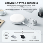 Maizic Smarthome K01 LED Video Light for Mobile, Camera & Laptop | 3 Modes Dimmable Clip-On Fill Light, 1000mAh Rechargeable Battery, 4.5W Type-C Charging for Selfies, YouTube, Vlogging & Photography
