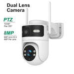 Maizic Smarthome Supercam Syno WiFi CCTV Camera 4 MP+ 4 MP Full HD Home Security Smart Camera, 360 Degree Coverage, Night Vision, Two-Way Audio, Mobile App, Cloud & SD Card Recording