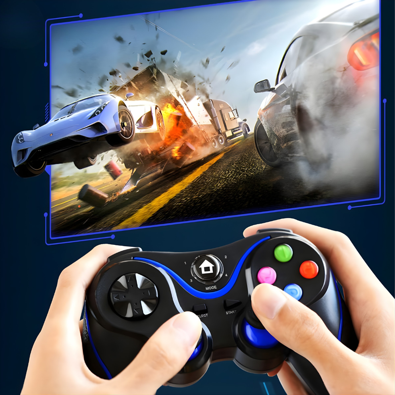 Maizic Smarthome V8 Wireless Bluetooth Gaming Controller | BT 4.0 Gamepad Joystick with Dual Vibration | Compatible with Android, iOS, Windows PC, Laptop, Smart TV, TV Box & Switch | Rechargeable