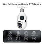 Supercams 2-in-1 Dual Lens Dual Screen Bulb 4MP Wi-Fi Wireless Camera
