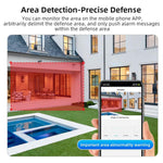 Maizic Smarthome Supercam X2 Dual-Lens 4MP+4MP Wi-Fi Indoor CCTV Camera | 360° Pan & Tilt | HD View | Color Night Vision | Two-Way Audio | AI Motion & Human Detection | Built-in Audible Alarm