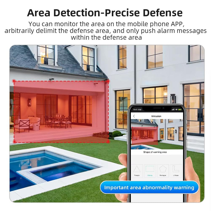 Maizic Smarthome Supercam X2 Dual-Lens 4MP+4MP Wi-Fi Indoor CCTV Camera | 360° Pan & Tilt | HD View | Color Night Vision | Two-Way Audio | AI Motion & Human Detection | Built-in Audible Alarm