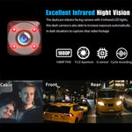 Maizic Triplex 4K 3-Channel Dash Cam – Front, Rear & Cabin, Wi-Fi, G-Sensor, IR Night Vision, 24H Parking Monitor