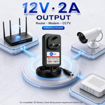 Maizic Smarthome 12V Mini UPS Power Backup for WiFi Router, 6000mAh EV Grade A+ Battery, Up to 18 Hours Backup, Zero Switching Time, 12V 2A Output, Overcharge & Deep Discharge Protection, for Modem