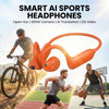 Maizic Smarthome Ask AI Translator Open Ear Headphones with 8MP Camera, 1080P Video, Real-Time Translation, Image Recognition, Voice Assistant, Touch Control, Noise Reduction & Hands-Free Calling