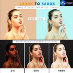 Maizic 12 Inch Ring Light with Tripod | 3 Light Modes | USB Type-A LED Ring light\ Studio light for Makeup, Photography, YouTube & Live Streaming