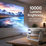 Maizic Smarthome Tej XL Native 4K Smart LED Projector | 10000 Lumens | Up to 300” Screen | Android 12 | WiFi 6 & BT 5 | Auto Keystone & Electronic Focus | Miracast | Built-in Netflix, Play Store