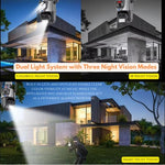 Renewed Maizic Supercam TwinView Dual Lens CCTV – 5MP+5MP WiFi Outdoor Camera, Dual Screen, Color Night Vision, IP66, 128GB SD Support