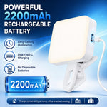 Maizic Smarthome K-16 LED Selfie Fill Light for Phone | 2200mAh Rechargeable Clip-On Video Light | 3 Colour Temperatures & 9 Lighting Modes | for Vlogging, Makeup, Photography & Video Calls