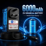 Maizic Smarthome 12V Mini UPS Power Backup for WiFi Router, 6000mAh EV Grade A+ Battery, Up to 18 Hours Backup, Zero Switching Time, 12V 2A Output, Overcharge & Deep Discharge Protection, for Modem