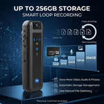 Maizic Smarthome ProofCam B1 1080P Full HD Body Camera, Mini Wearable Video Recorder with IR Night Vision, 180° Rotatable Lens, Up to 5H Recording, 256GB TF Card Support & Portable Back Clip