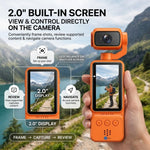 Maizic Smarthome Q6 1080P FHD WiFi Vlogging Camera | App Control, Rotatable Lens, Night Vision, Motion Detection, 2.0