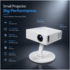Maizic Smarthome Lumora Air Smart Projector for Home, Android 13, 4K Video Decoding, 12000 Lumens, Auto Keystone, 180° Rotatable Projection, WiFi 6, Bluetooth 5.4 & Miracast