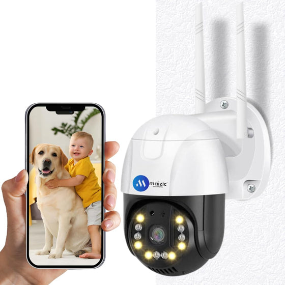 Maizic Gorilla 4G 5MP PTZ Outdoor CCTV – Full HD, Dual Light Night Vision, Auto Tracking, Two-Way Audio, IP66 Waterproof