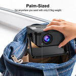 Maizic Smarthome Xnano T200 Smart Mini Projector, Native 1080P Full HD 4K Video Decode Supported, Android 14, Auto Keystone, 15000 lm, WiFi 6 & BT 5.0, 40-200
