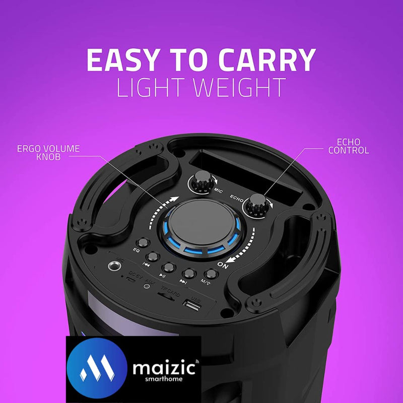 Boom-Beat Party Speaker with Hi-Res Audio and Powerful Bass for Theater Like Experience