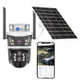 Maizic Opti-Zoom 4G Solar CCTV – 10X Optical Zoom, Dual Lens, 3-Screen View, Motion Detection, Two-Way Audio