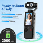 Maizic Smarthome Q8 4K Vlogging Camera for YouTube | 180° Rotating Lens, 2.0