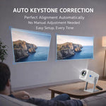 Maizic Smarthome AVITAR 4K Smart LED Projector | Native 4K | 8000 Lumens | Android 14 | Netflix, YouTube & Play Store | WiFi & BT | Auto Keystone | 360° Rotation | Miracast | HDMI, USB | 200″ Screen