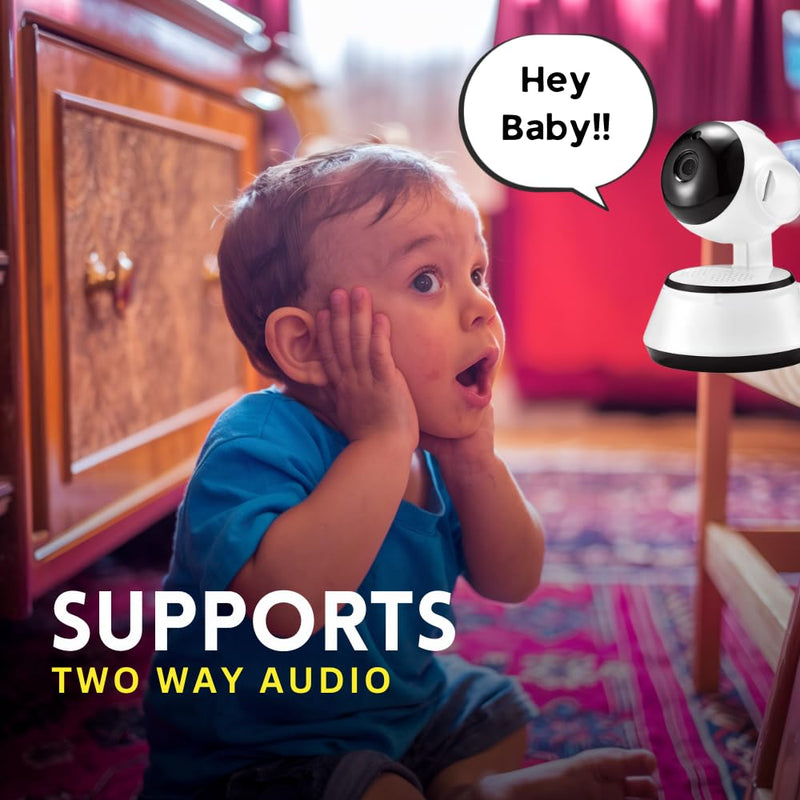 Maizic 3MP PTZ WiFi CCTV Camera – Full HD, Color Night Vision, Motion & AI Human Detection (No Antenna)