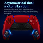 Maizic Smarthome Play-X-Red-5 Wireless Gamepad Dual/Asymmetric Motors, Plug & Play, 800mah Battery, 3.5mm Headset Jack, Game Controller Supports P3/P4, PS4 (Windows | Android)