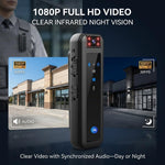 Maizic Smarthome ProofCam B1 1080P Full HD Body Camera, Mini Wearable Video Recorder with IR Night Vision, 180° Rotatable Lens, Up to 5H Recording, 256GB TF Card Support & Portable Back Clip