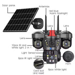 Maizic Trion 4G Solar 5MP Triple Lens Outdoor CCTV – Auto Tracking, Human Detection, Color Night Vision
