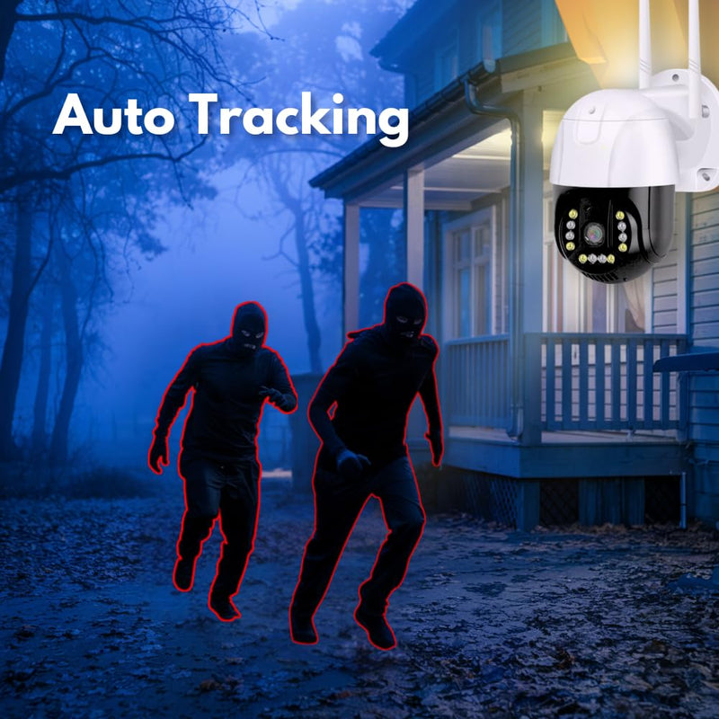 Maizic Gorilla 4G 5MP PTZ Outdoor CCTV – Full HD, Dual Light Night Vision, Auto Tracking, Two-Way Audio, IP66 Waterproof