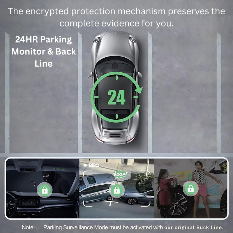 Maizic Navic X3 4K 3-Channel Dash Cam – Front, Rear & Inside, Wi-Fi, G-Sensor, IR Night Vision, 24H Parking Monitor