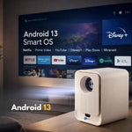 Maizic Smarthome Tej Ultra Pro 8K Smart LCD Projector | 15000 Lumens | Native 7680×4320 Resolution | Android 13 | Auto Keystone & Auto Focus | 130” Screen | Netflix, Prime Video, YouTube | WiFi6&BT5