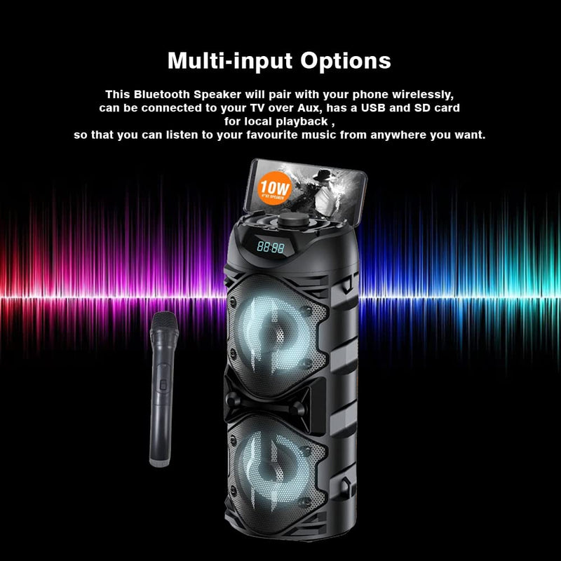 Boom-Beat Party Speaker with Hi-Res Audio and Powerful Bass for Theater Like Experience