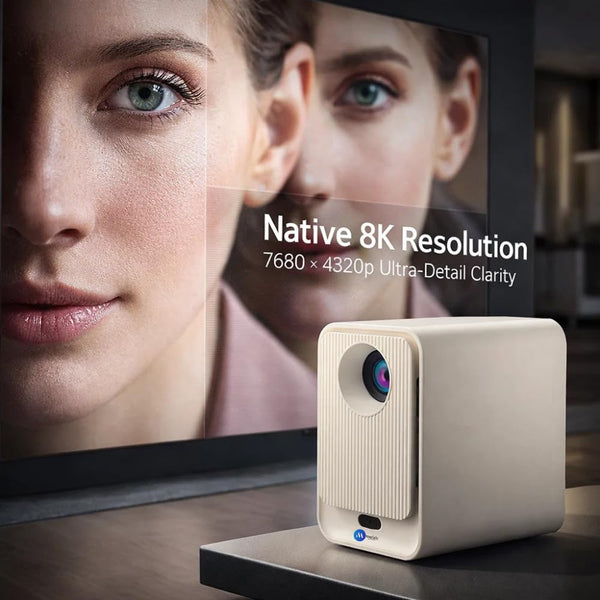 Maizic Smarthome Tej Ultra Pro 8K Smart LCD Projector | 15000 Lumens | Native 7680×4320 Resolution | Android 13 | Auto Keystone & Auto Focus | 130” Screen | Netflix, Prime Video, YouTube | WiFi6&BT5