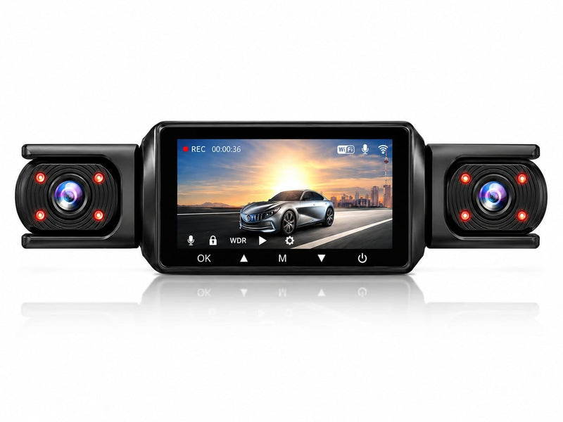 Maizic Smarthome Drive Cam Q1 4 Channel 1080P*4 Dash Camera for Car, Front Rear Left Right Recording, WiFi, WDR Night Vision, G-Sensor, Loop Recording, Parking Monitor, Wide Angle Car DVR