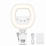 Maizic Smarthome W60 Professional Mini Clip-On LED Light for Phone, Laptop, Webcam & Camera, Rechargeable Selfie Ring Light, CRI95+, 2700K-6500K, 750mAh Battery for Photography, Makeup & Video Calls